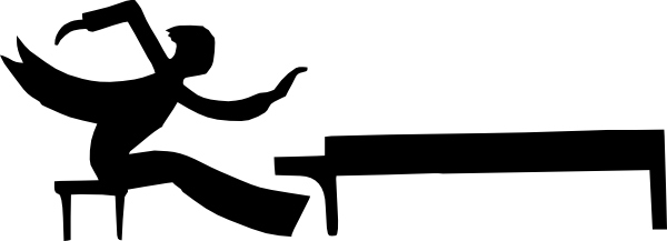 600x217 Musician Playing Piano Clip Art