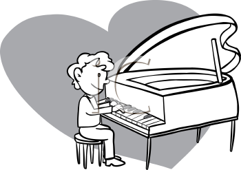 350x247 Royalty Free Piano Clip Art, Entertainment Clipart