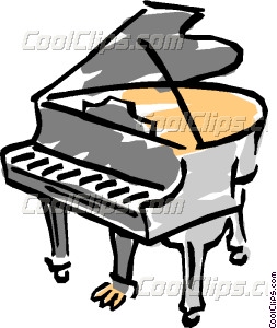 253x300 Grand Piano Vector Clip Art