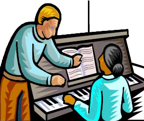 298x251 Piano Clipart Piano Lesson