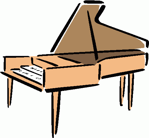 490x454 Woman Grand Piano Notes Cartoon Piano Clip Art Free Vector
