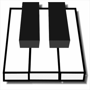 350x350 Image Of Piano Keyboard Clipart 6 Free Clip Art
