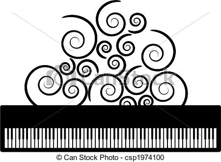 450x331 Vector Clipart Of Piano With Clipart Panda
