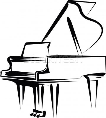 359x400 Music Piano Clipart 2