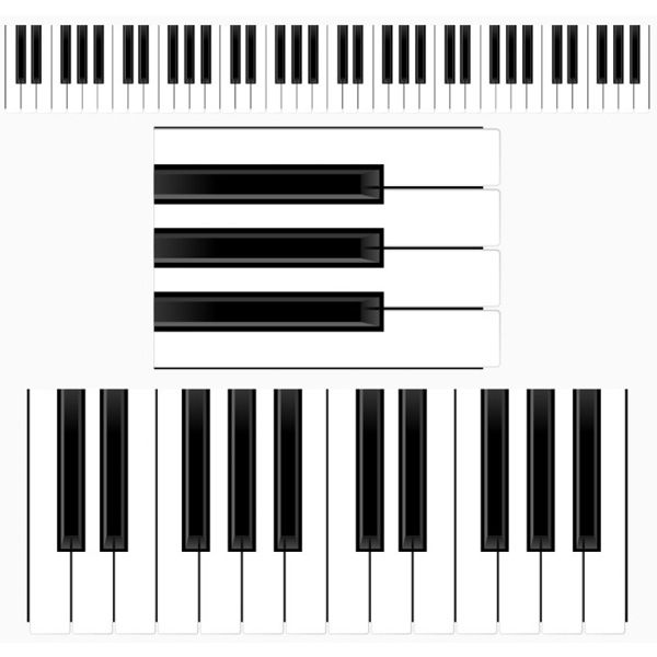 Piano Key Clipart