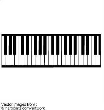 335x355 Photo Collection Piano Keyboard Vector Pictures