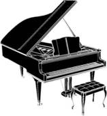 157x170 Piano Clip Art
