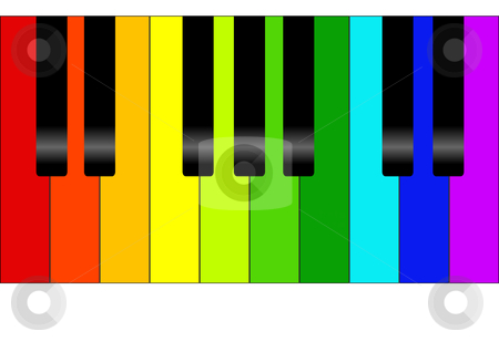 450x318 Rainbow Clipart Piano