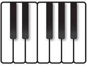 170x129 Stock Illustration Of Piano Keys And Flowers K2800996