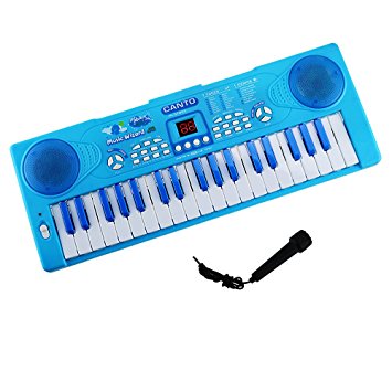 355x355 Piano For Kids, Shayson 37 Key Multi Function Electronic Keyboard