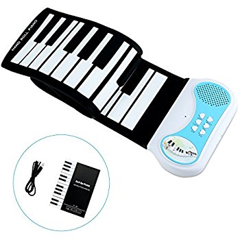 350x350 Portable Roll Up Piano Keyboard
