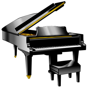 288x288 Clipart Piano