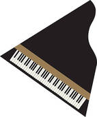 142x170 Grand Piano Clip Art