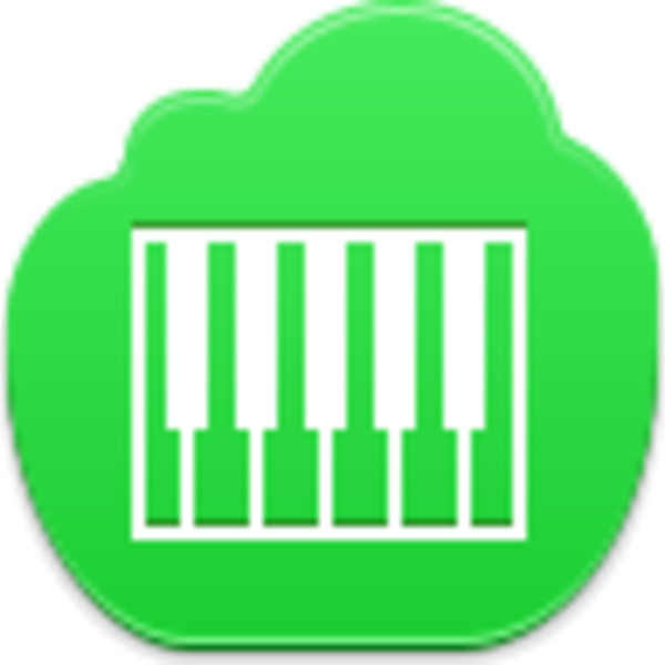 600x600 Green Keyboard Clipart