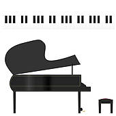 170x170 Piano Keys Clip Art
