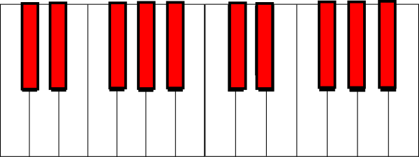 600x225 Piano Keys Cliparts