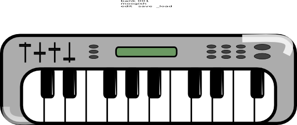 600x253 Piano Keys Png Clipart