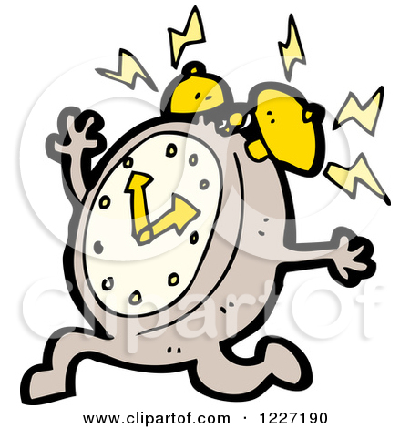 450x470 Running Clock Clipart