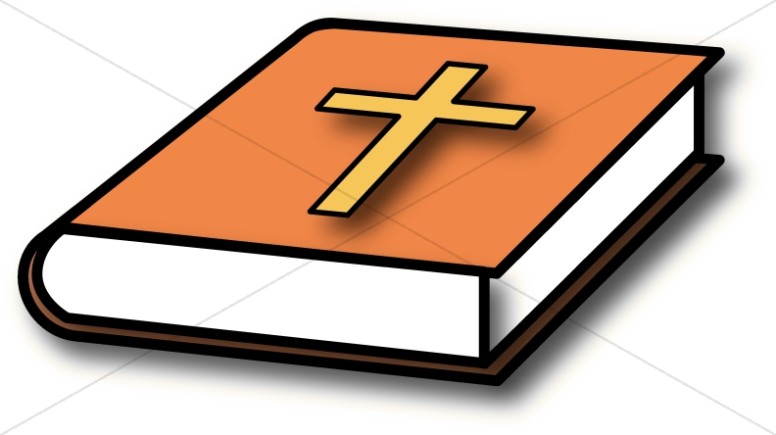 776x435 Bible With Orange Cover Bible Clipart