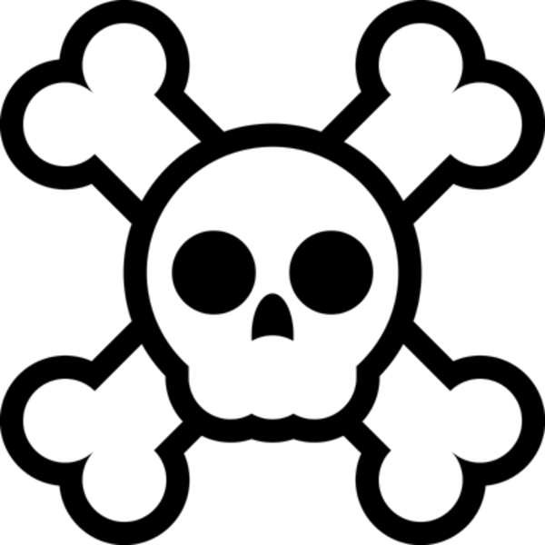 600x600 Skull And Crossbones Free Images