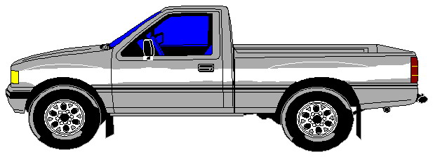 617x224 Free Pickup Truck Clipart Image