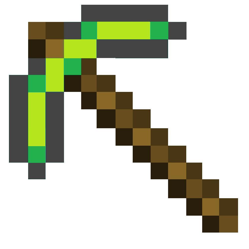 1000x1000 Minecraft Clipart Minecraft Pickaxe