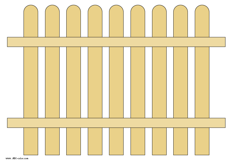 822x567 Fence Clipart Transparent