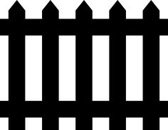 236x183 Printable Picket Fence Clip Art