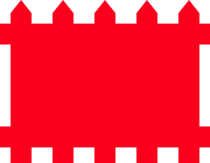 297x231 Red Fence Clip Art