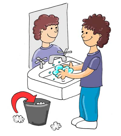400x450 Towel Clipart Clean Kid