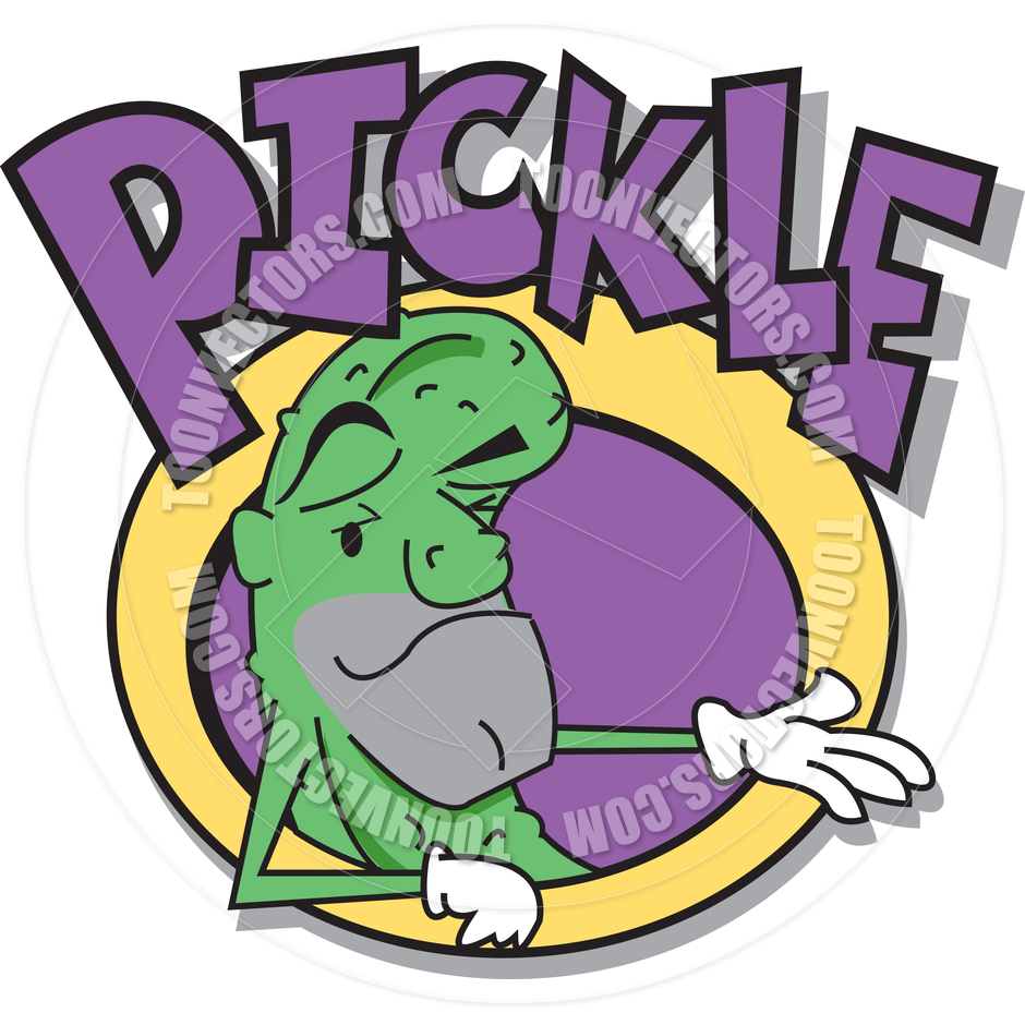 940x940 Cartoon Mr. Pickle Vector Illustration By Clip Art Guy Toon