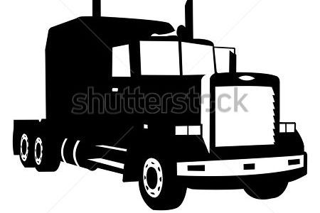450x300 Pickup Truck Silhouette Clip Art