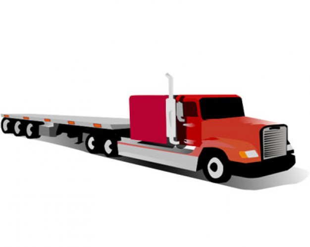 626x499 Semi Truck Clipart