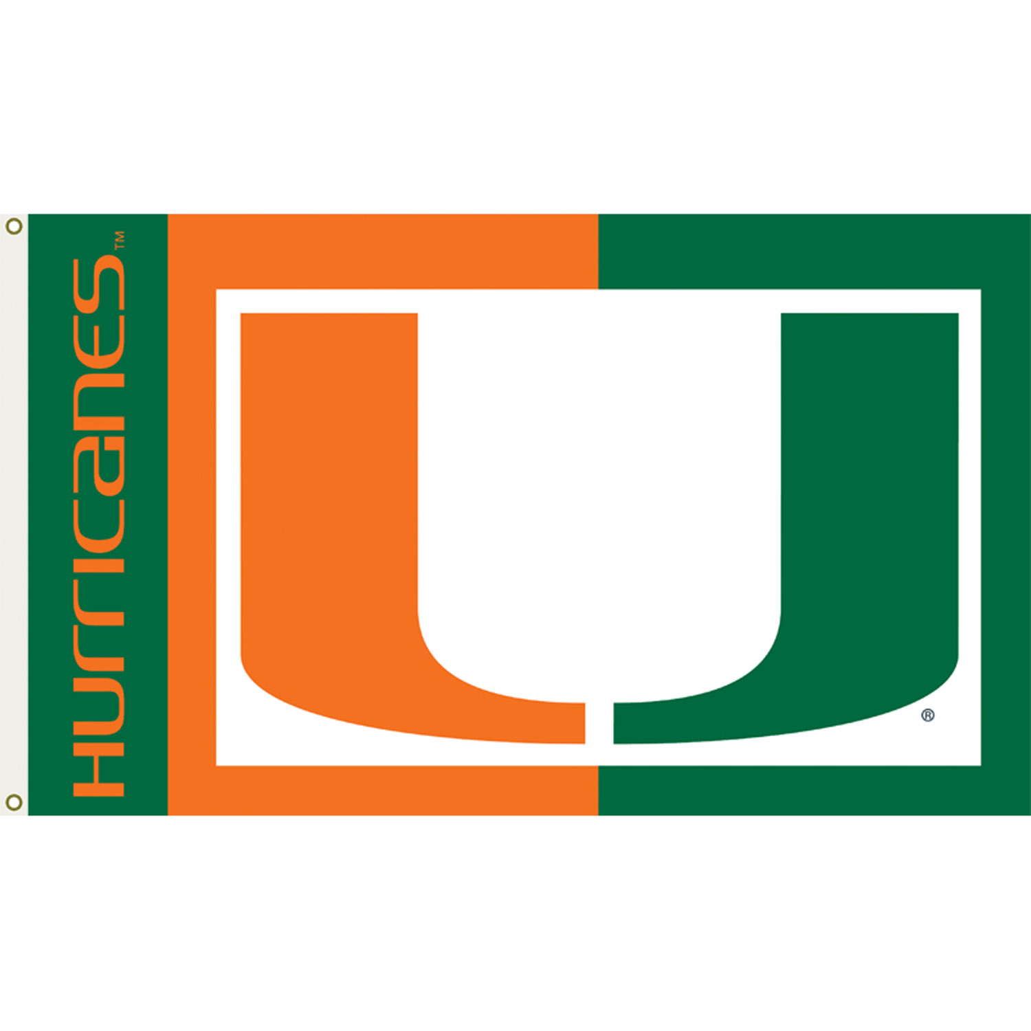 1500x1500 Miami Hurricanes 3ft X 5ft Team Flag