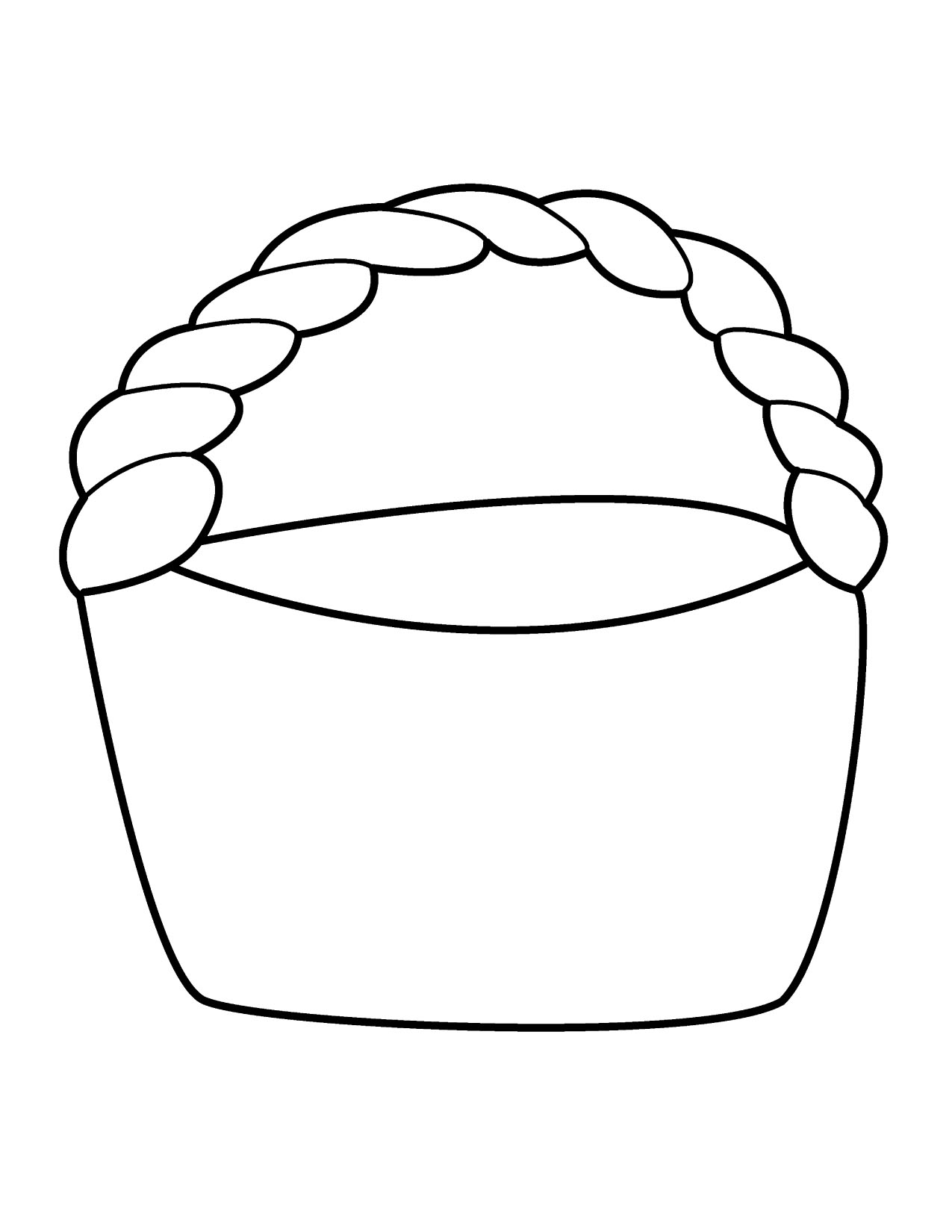 1275x1650 Clipart Basket