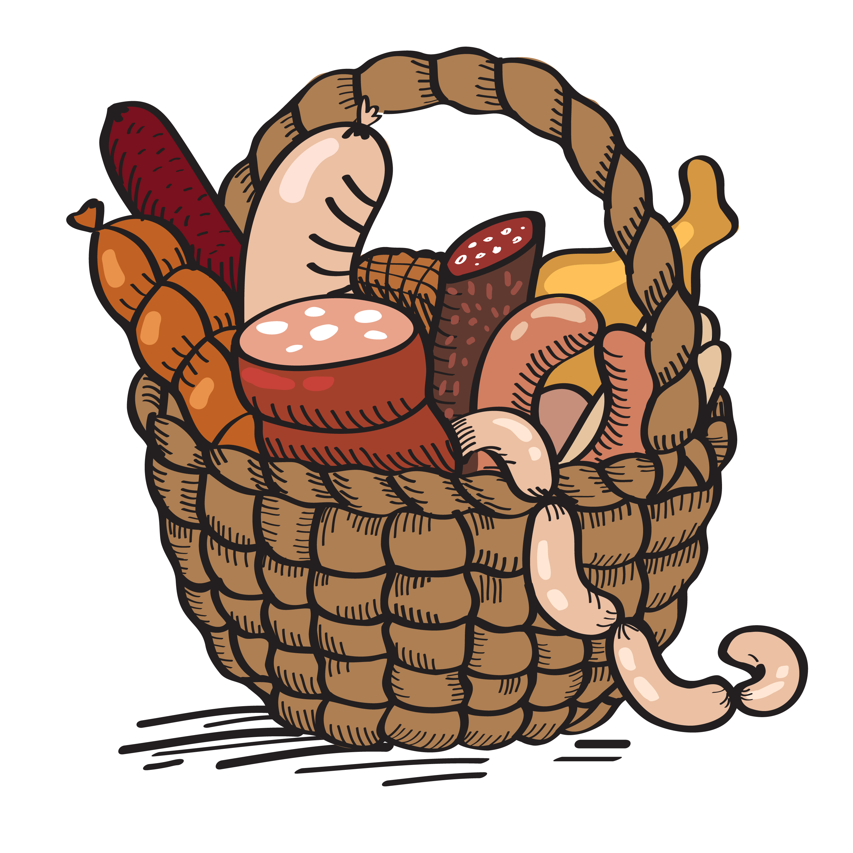 About 109 clipart for 'picnic basket clipart'. 
