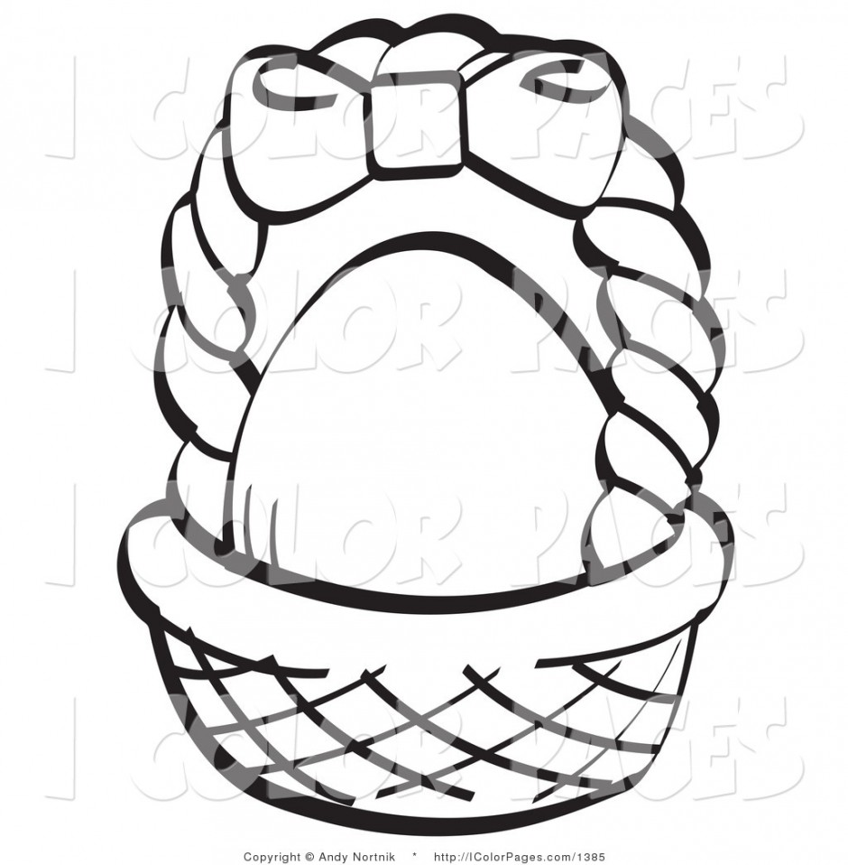 940x958 Cute Picnic Basket Clipart