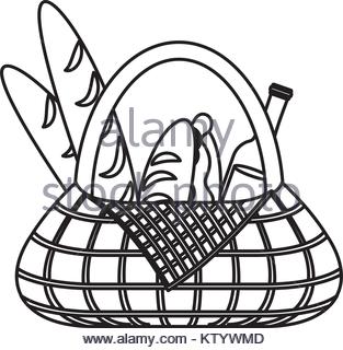 313x320 Bread Loaf Box Vector Illustration Graphic Design Icon Stock