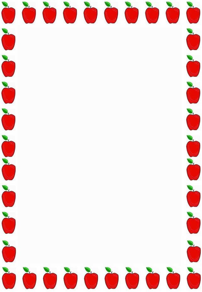642x930 Apple Clipart Boarder
