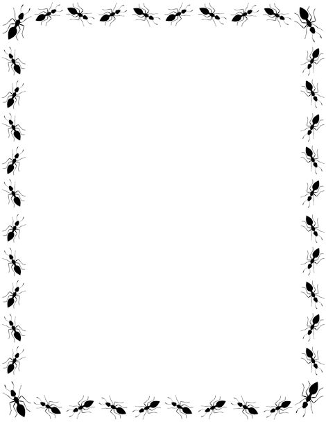 470x608 Printable Ant Border. Free Gif, Jpg, Pdf, And Png Downloads