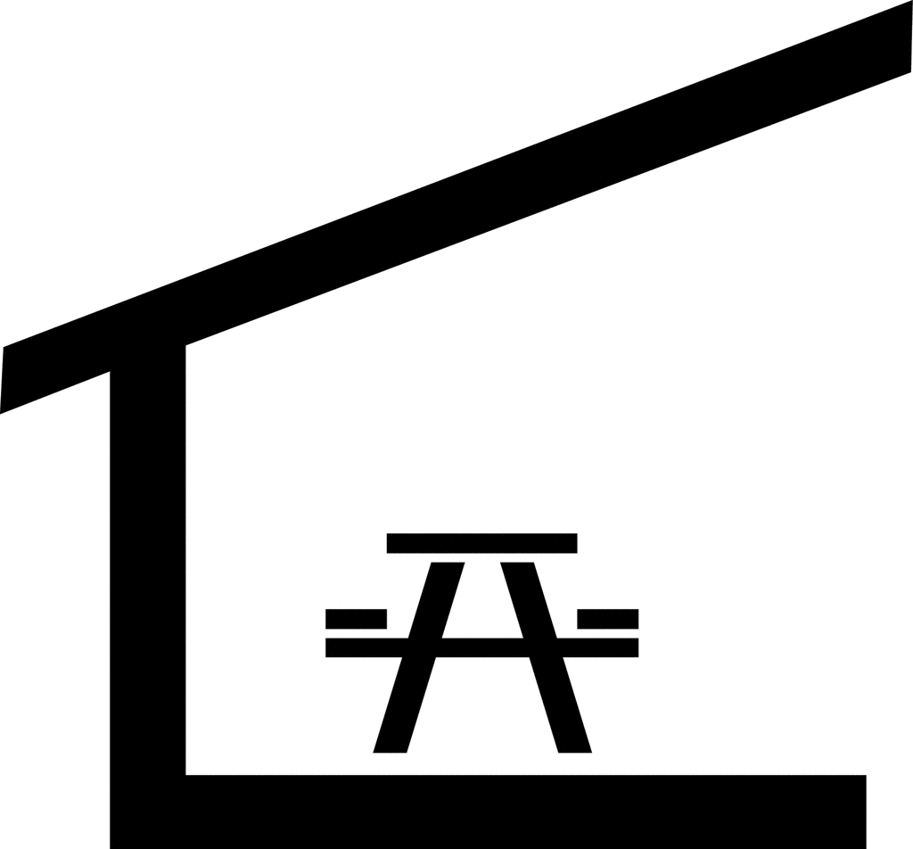 1024x952 Picnic Table Clipart Black And White Dfiles