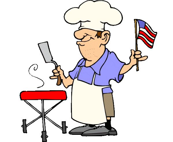 600x494 July 4 Picnic Cliparts