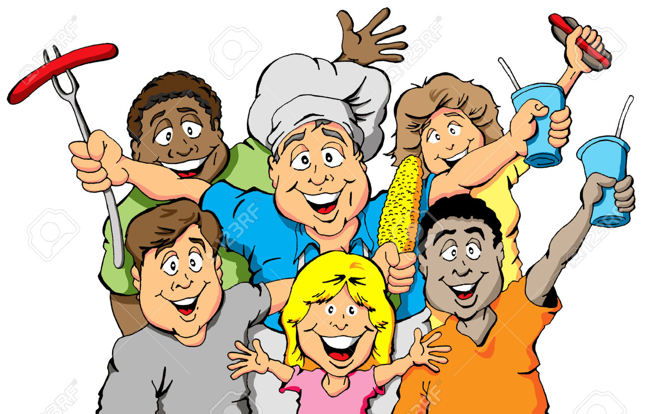 1300x835 Picnic Clipart Group Person