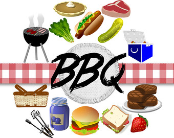 340x270 Grill Clipart Etsy