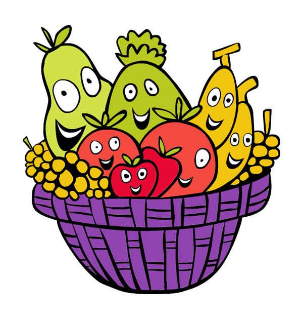 600x630 Picnic Basket Clipart Fruit Basket