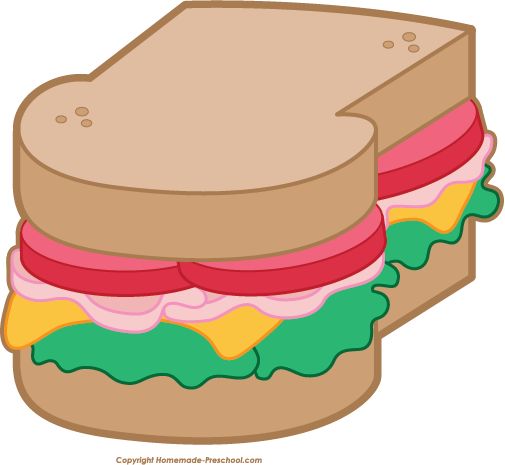 505x465 Free Clipart Of Picnic Food