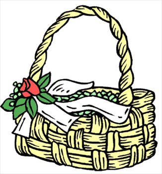 326x350 Basket Clipart