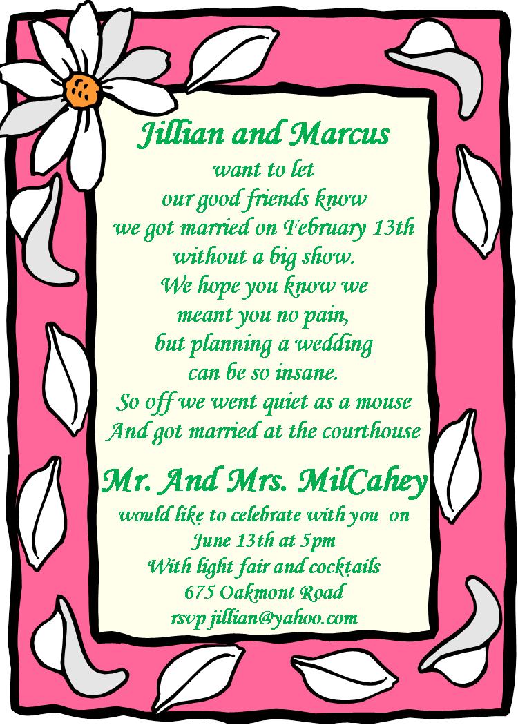 750x1050 Elopement Party Invitations New Selections Winter 2018