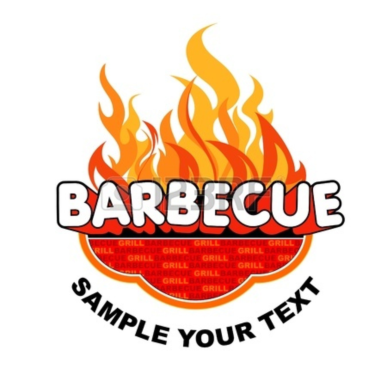 1350x1350 Bbq Picnic Grill Sticker On Clipart Panda