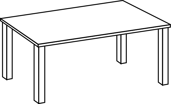 600x367 Table Clipart Clipart Panda